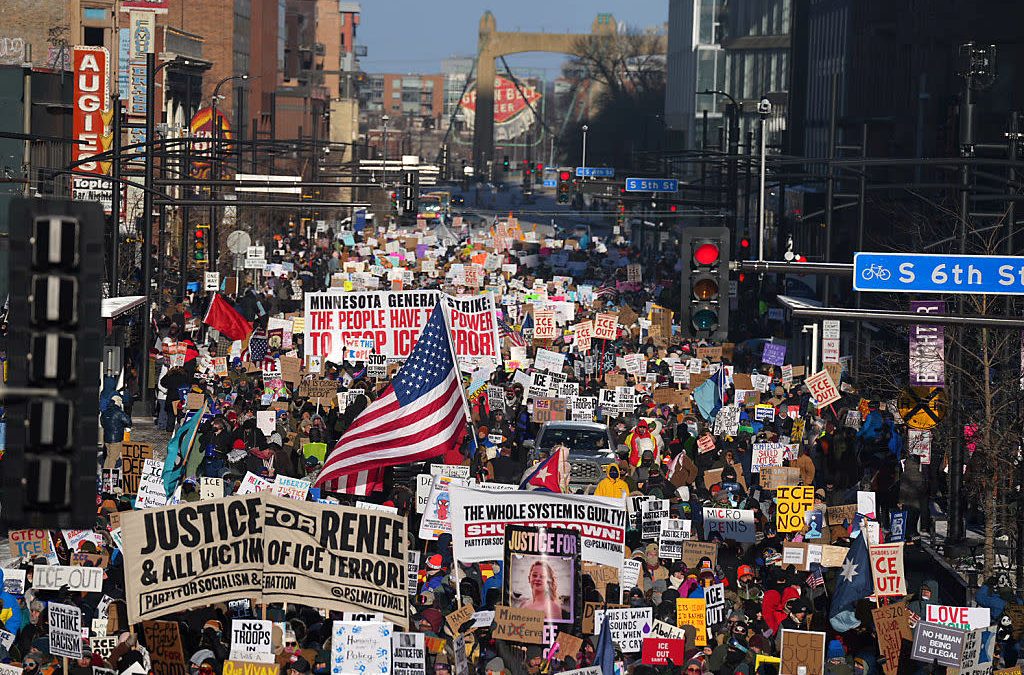 Tens of Thousands Participate in Minnesota General Strike to Protest Federal Immigration Enforcement